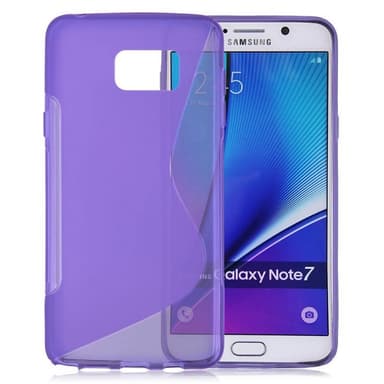S-Line Silicone Cover til Samsung Galaxy Note 7 (SM-N930F)  - sort