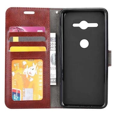 Wallet 3-kort til Sony Xperia XZ2 Compact (H8324)  - lilla