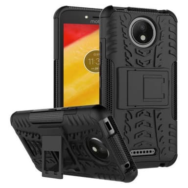 Stødfast Cover med stativ Motorola Moto C Plus (XT1723)  - rød
