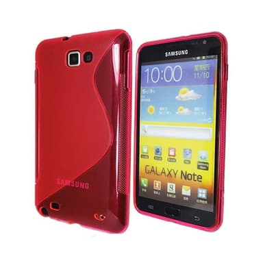 S-Line Silicone Cover til Samsung Galaxy Note 1 (GT-N7000) : farve - Grå