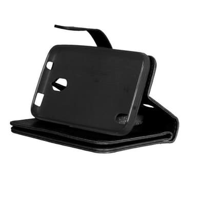 Dobbelt Flip Flexi 9-kort Huawei Y625  - sort