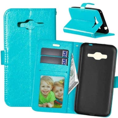 Wallet 3-kort til Samsung Galaxy J3 / J3 2016 (SM-J300 / J320F)  - Lys