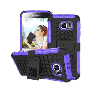 Stødfast Cover med stativ Samsung Galaxy S6 (SM-G920F) : farve - lilla
