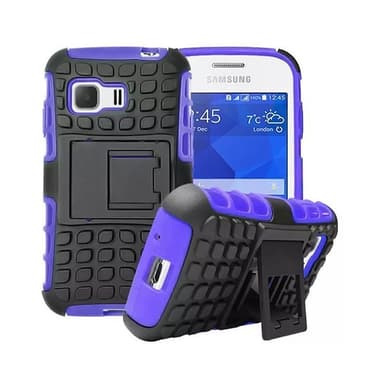 Stødfast Cover med stativ Samsung Galaxy Young 2 (SM-G130H) : farve - sort