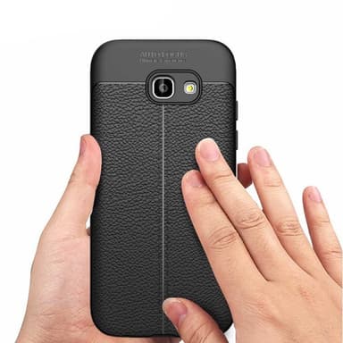 Lædermønstret silicone cover Samsung Galaxy A3 2017 (SM-A320F)  - so