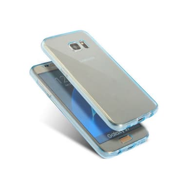 360° 2-delt silicone cover Samsung Galaxy S7 Edge (SM-G935F)  - Grå