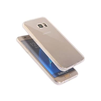 360° 2-delt silicone cover Samsung Galaxy S7 Edge (SM-G935F)  - Grå
