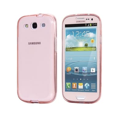 360° 2-delt silicone cover Samsung Galaxy S3 (GT-i9300)  - gennemsigt