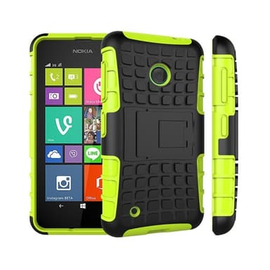 Stødfast Cover med stativ Nokia Lumia 530 (RM-1017) : farve - sort