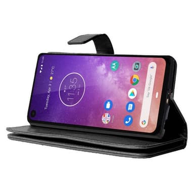 Dobbelt Flip Flexi 9-kort Motorola One Vision (XT1970)  - lyserød
