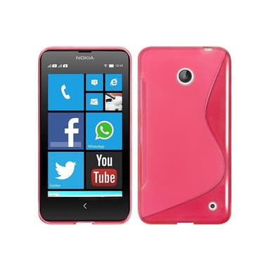 S-Line Silicone Cover til Nokia Lumia 630/635 (RM-976) : farve - hvid