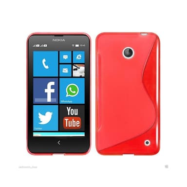 S-Line Silicone Cover til Nokia Lumia 630/635 (RM-976) : farve - hvid