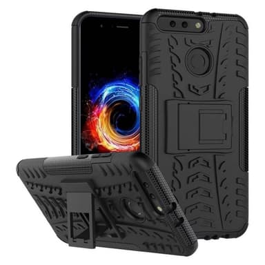 Stødfast Cover med stativ Huawei Honor 8 Pro (DUK-L09)  - blå