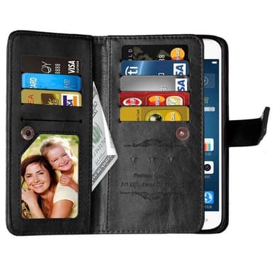 Dobbelt Flip Flexi 9-kort Sony Xperia XA Ultra (F3211)  - rød