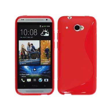 S Line Silikone Cover HTC Desire 601 : farve - rød
