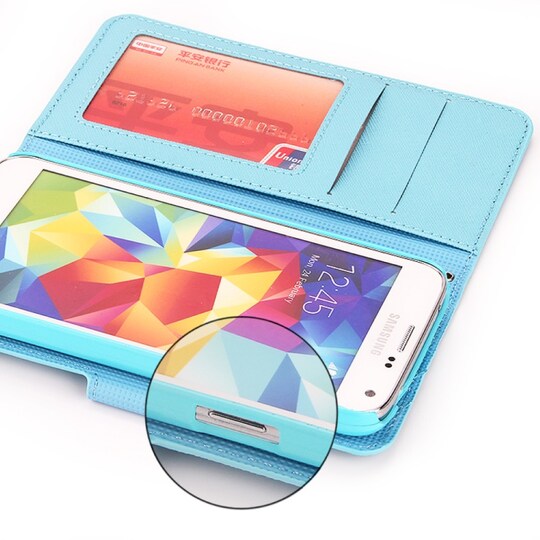 Magnetisk Wallet Samsung Galaxy S5 (SM-G900F)  - hvid