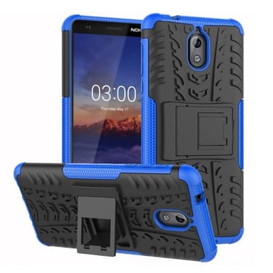 Stødfast Cover med stativ Nokia 3.1 2018 (TA-1063)  - hvid