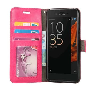 Wallet 3-kort til Sony Xperia XZ / XZs (F8331)  - lyserød