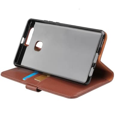 Wallet 2-kort til Huawei P9 Plus (VIE-L29)  - brun