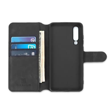 DG-Ming Wallet 3-kort til Huawei P30 (ELE-L29)  - Grå