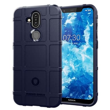 Rugged Shield cover til Nokia 8.1 2018 (TA-1128)  - brun