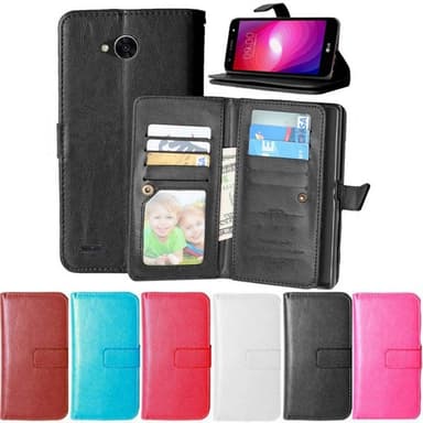 Dobbelt Flip Flexi 9-kort LG X Power 2 (M320)  - brun