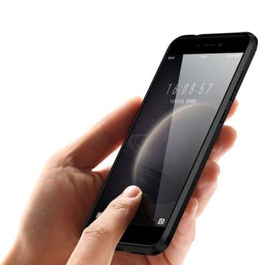 Børstet silikone cover Samsung Galaxy A5 2017 (SM-A520F)  - blå