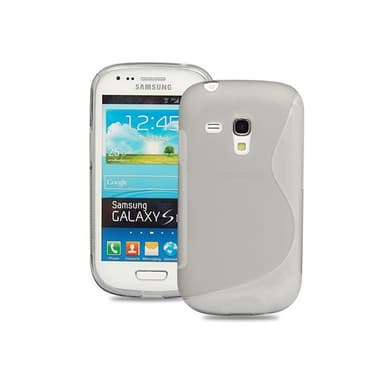 S-Line Silicone Cover til Samsung Galaxy S3 Mini (GT-i8190) : farve - gennemsigtig