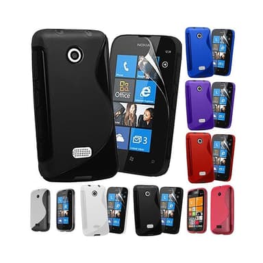 S-Line Silicone Cover til Nokia Lumia 510 (RM-889) : farve - Grå