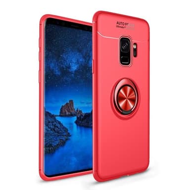 Slim Ring cover til Samsung Galaxy S9 Plus (SM-G965F)  - Sort / Rose
