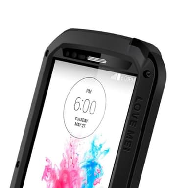 LOVE MEI Powerful LG G3 (D855) : farve - sort