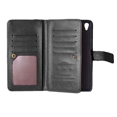 Dobbelt Flip Flexi 9-kort Asus Zenfone Live (ZB501KL)  - brun