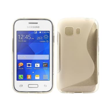 S-Line Silicone Cover til Samsung Galaxy Young 2 (SM-G130H) : farve - gennemsigtig
