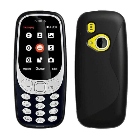 S-Line Silicone Cover til Nokia 3310 2017 (TA1008)  - Grå