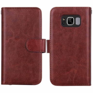 Dobbelt Wallet 2i1 Samsung Galaxy S8 (SM-G950F)  - brun
