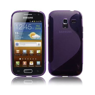 S-Line Silicone Cover til Samsung Galaxy Ace 2 (GT-i8160) : farve - blå
