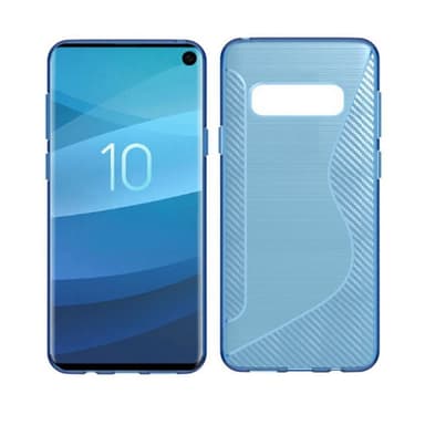 S-Line Silicone Cover til Samsung Galaxy S10 (SM-G973F)  - sort
