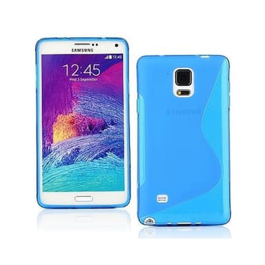 S-Line Silicone Cover til Samsung Galaxy Note 4 (SM-N910F) : farve - Grå