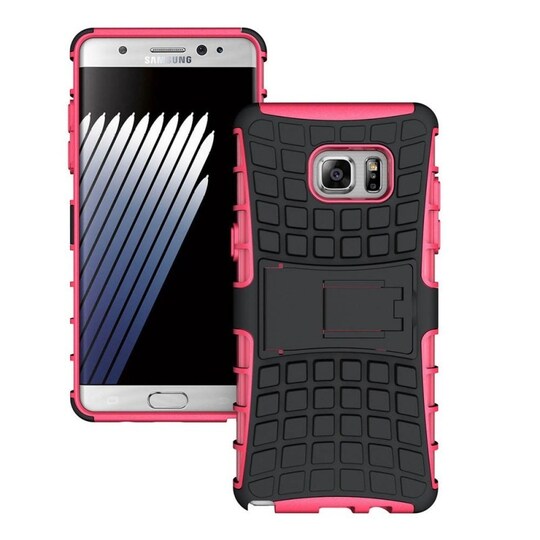 Stødfast Cover med stativ Samsung Galaxy Note 7 (SM-N930F) : farve - lyserød