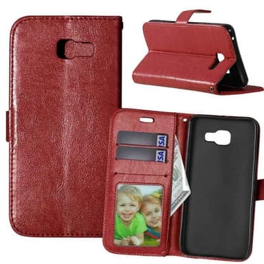 Wallet 3-kort til Samsung Galaxy A5 2017 (SM-A520F)  - brun