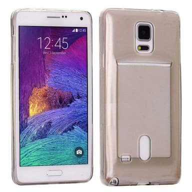 Silikone Cover med slot Samsung Galaxy Note 4 (SM-N910F)  - blå