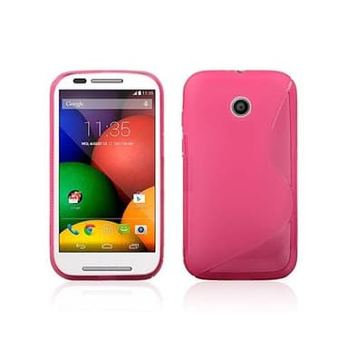 S-Line Silicone Cover til Cover Motorola Moto E : farve - rød