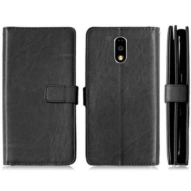 Dobbelt Flip Flexi 9-kort Motorola Moto G4, G4 + (XT1622)  - Lyseblå