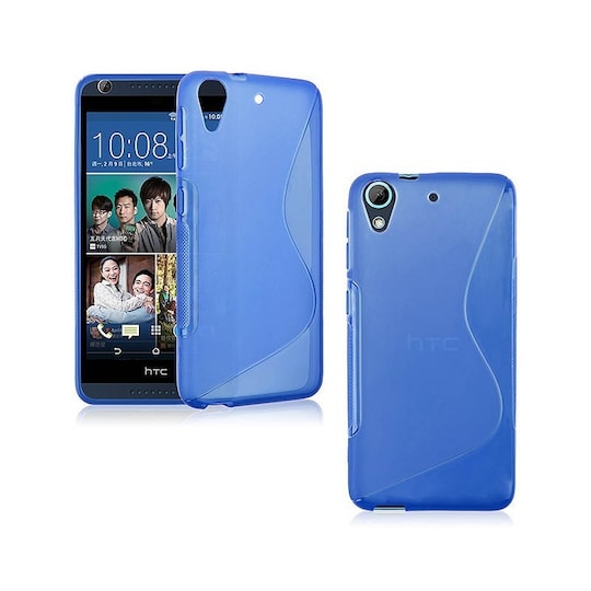 S-Line Silicone Cover til HTC Desire 626 : farve - blå