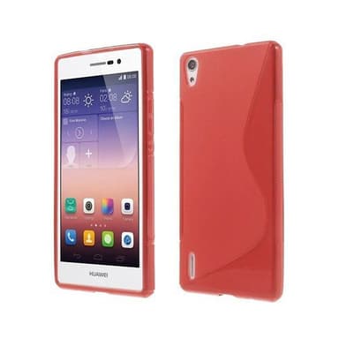 S-Line Silicone Cover til Huawei Ascend P7 : farve - gennemsigtig