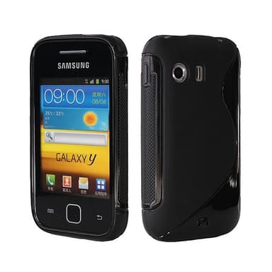 S-Line Silicone Cover til Samsung Galaxy Y (GT-s5360) : farve - blå