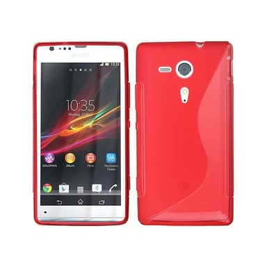 S-Line Silicone Cover til Sony Xperia SP (c5303) : farve - rød