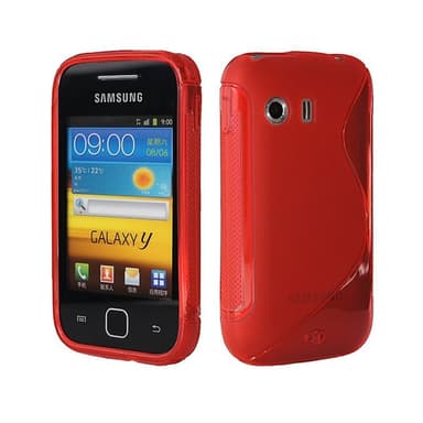 S-Line Silicone Cover til Samsung Galaxy Y (GT-s5360) : farve - blå