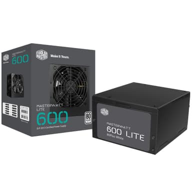 Cooler Master Masterwatt Lite 600W strømforsyning