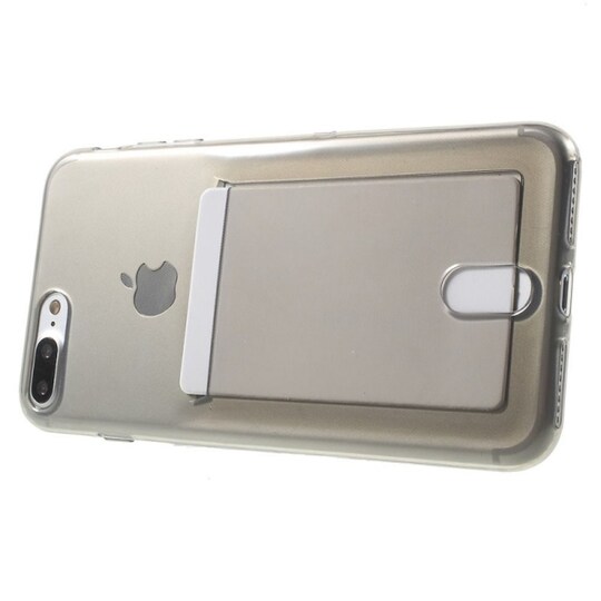 Silikone cover med slot Apple iPhone 7 Plus / 8 Plus  - guld